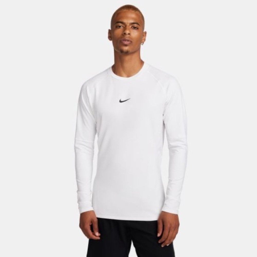 Nike PRO White Long Sleeve DriFit Performance Tee XL